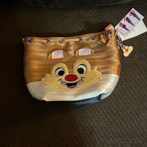Harveys Seatbelt Disney Chip ‘n’ Dale Double-Sided Chipmunk Crossbody  Brand New